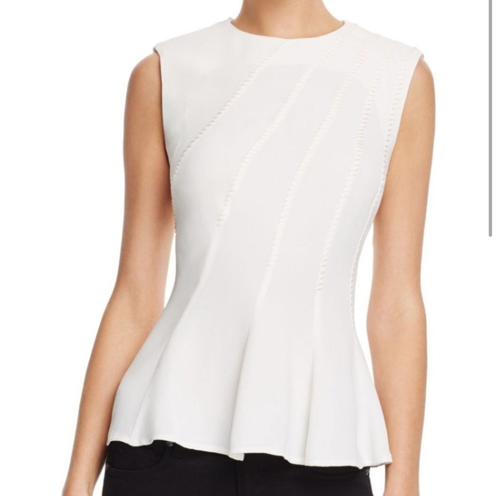 French Connection Modern Kantha Peplum Top